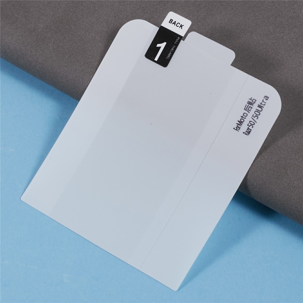 Set zadní + přední hydrogelová ochranná fólie na mobil Motorola Razr 60 Ultra 5G