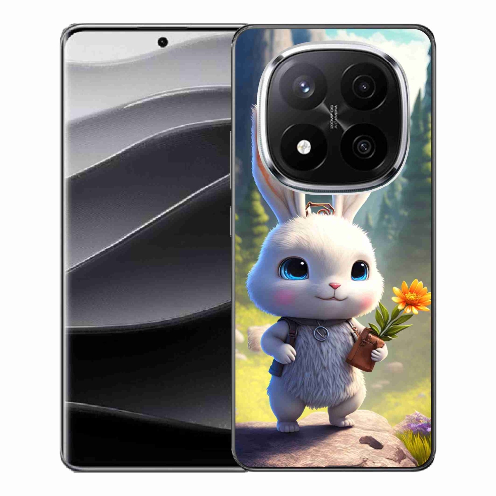 Gelový kryt mmCase na Xiaomi Redmi Note 14 Pro+ 5G - roztomilý králíček
