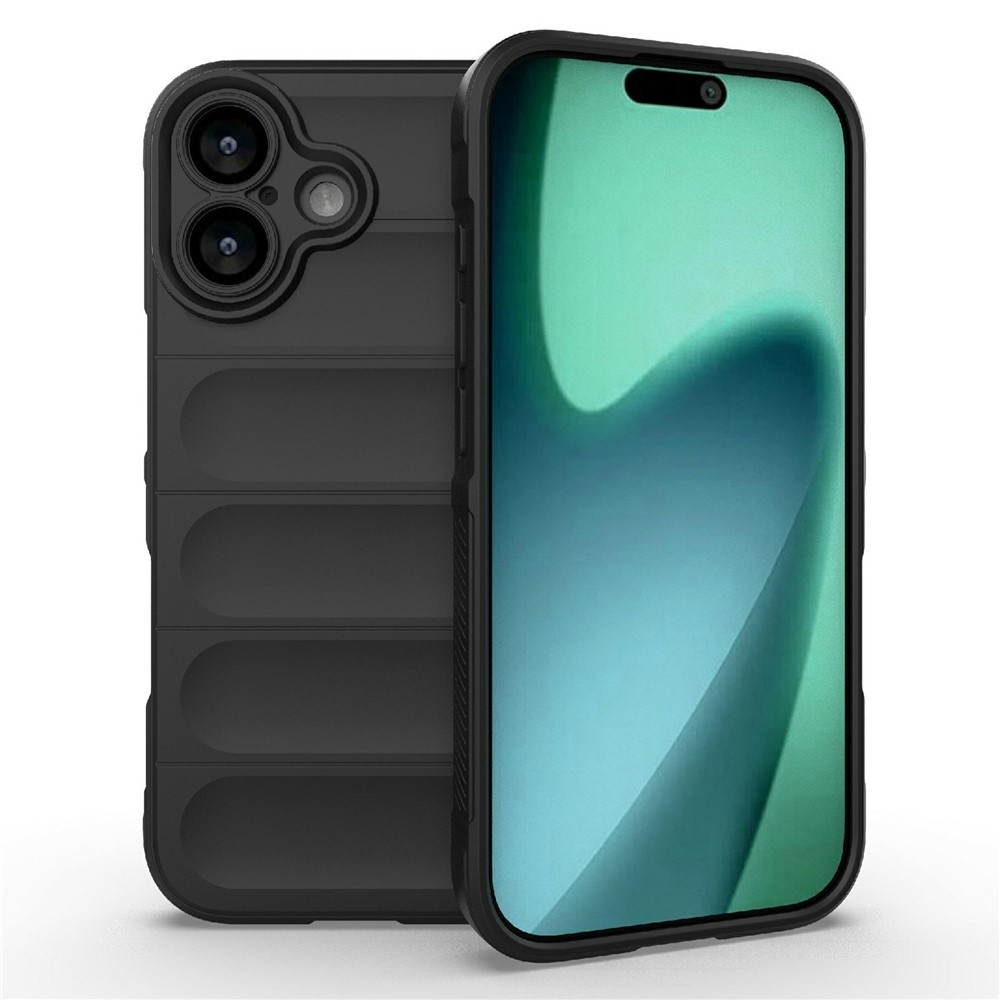 Rugg odolný gelový obal na iPhone 17 - černý