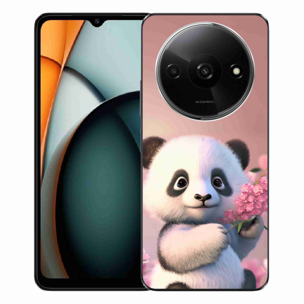 Gelový kryt mmCase na Xiaomi Redmi A3 - roztomilá panda