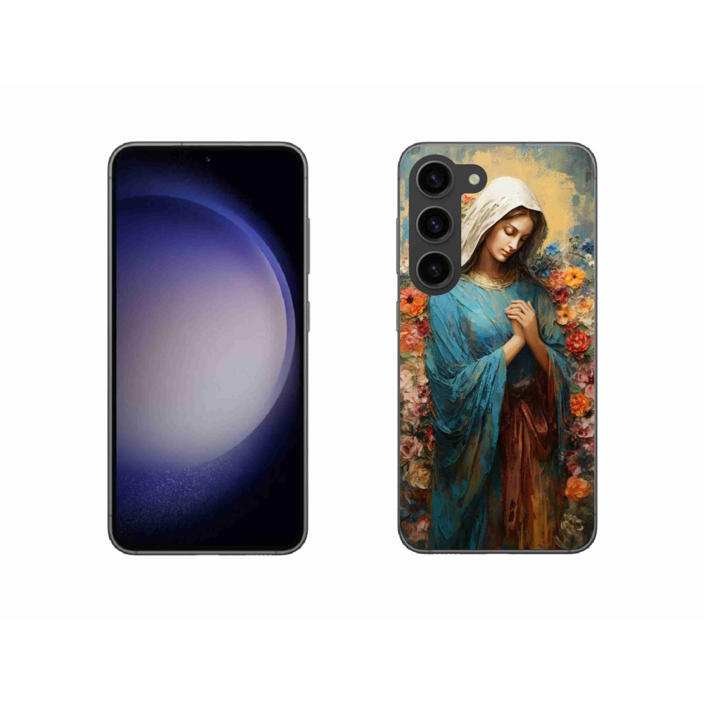Gelový kryt mmCase na Samsung Galaxy S23 5G - svatá žena