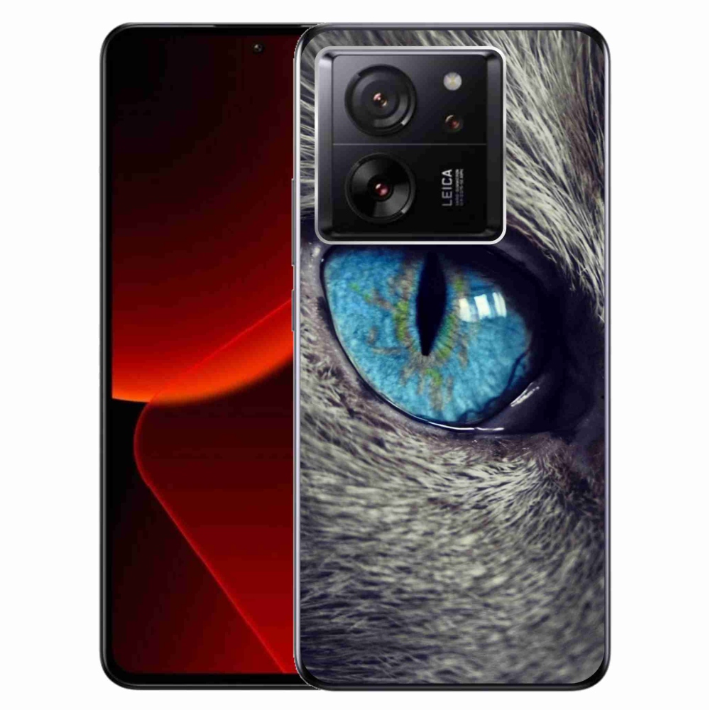 Gelový kryt mmCase na Xiaomi 13T/13T Pro - modré kočičí oko