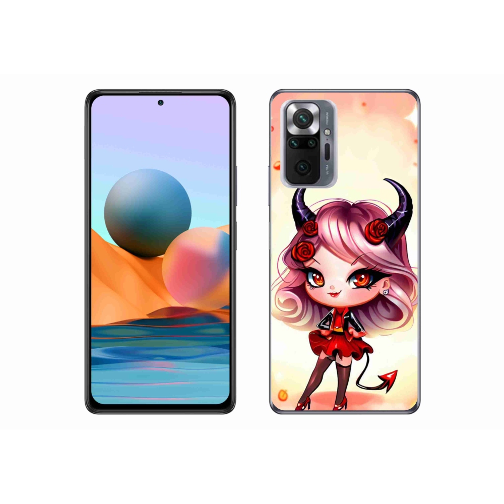 Gelový kryt mmCase na Xiaomi Redmi Note 10 Pro - kreslená čertice
