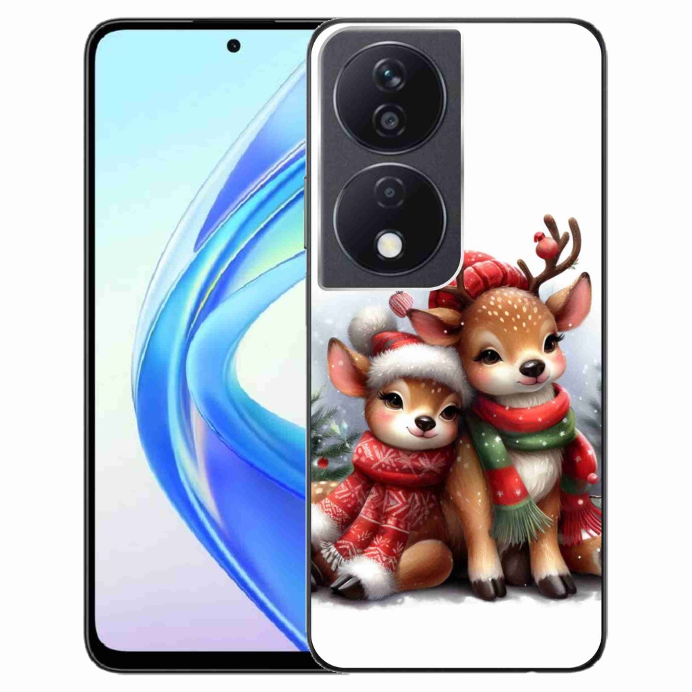 Gelový kryt mmCase na Honor X7b/Honor 90 Smart - vánoční sobi