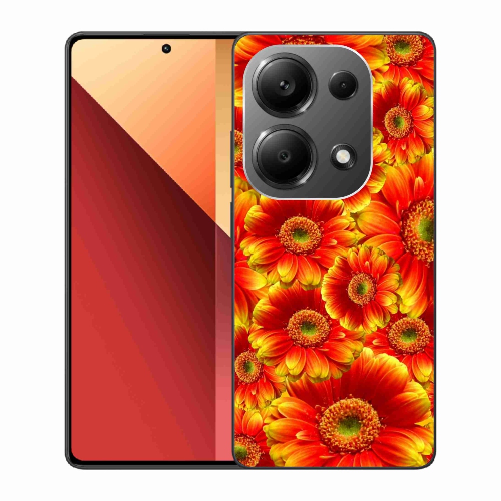 Gelový kryt mmCase na Xiaomi Redmi Note 13 Pro 4G/Poco M6 Pro - gerbera 1