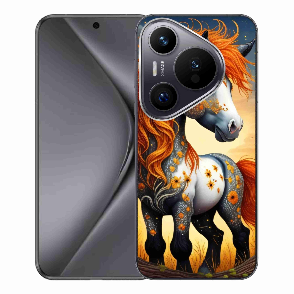 Gelový kryt mmCase na Huawei Pura 70 Pro - barevný poník