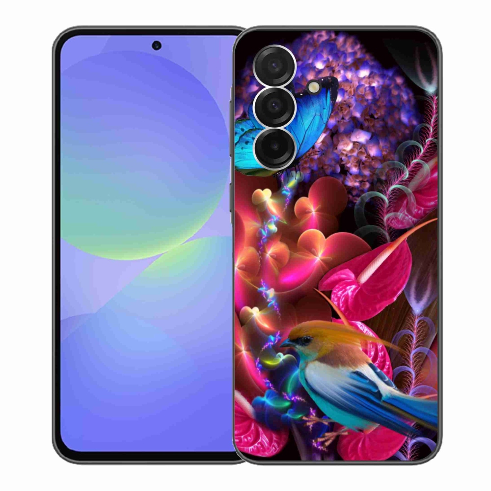 Gelový kryt mmCase na Samsung Galaxy A36 5G - barevné květiny