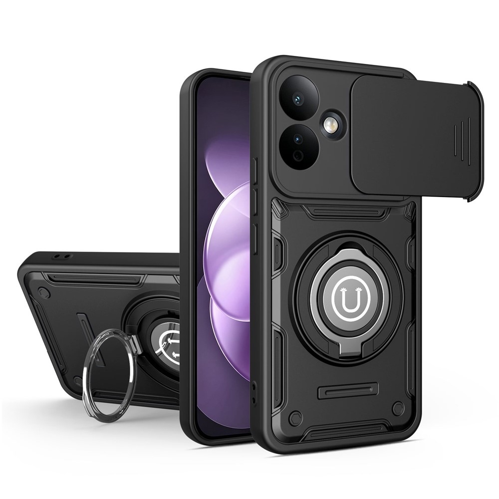 Shell odolný kryt na mobil Xiaomi Redmi Note 17 4G/5G - černý