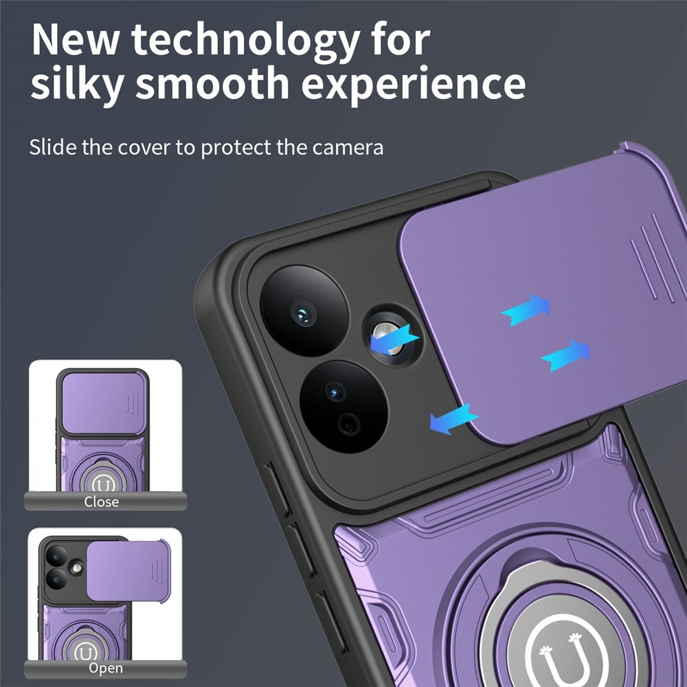 Shell odolný kryt na mobil Xiaomi Redmi Note 17 4G/5G - fialový
