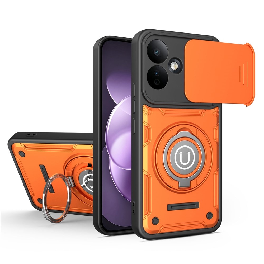 Shell odolný kryt na mobil Xiaomi Redmi Note 17 Pro 5G - oranžový