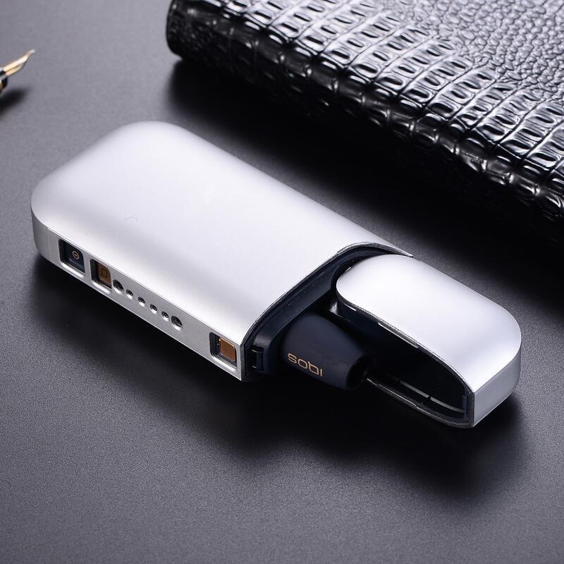 Shell plastový obal pro IQOS 2.0/2.4 - stříbrný