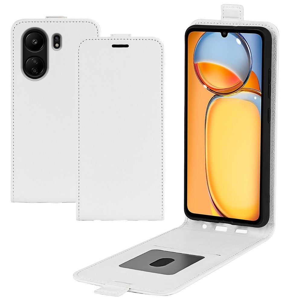 Vertical knížkové pouzdro na Xiaomi Poco C65/Redmi 13C - bílé
