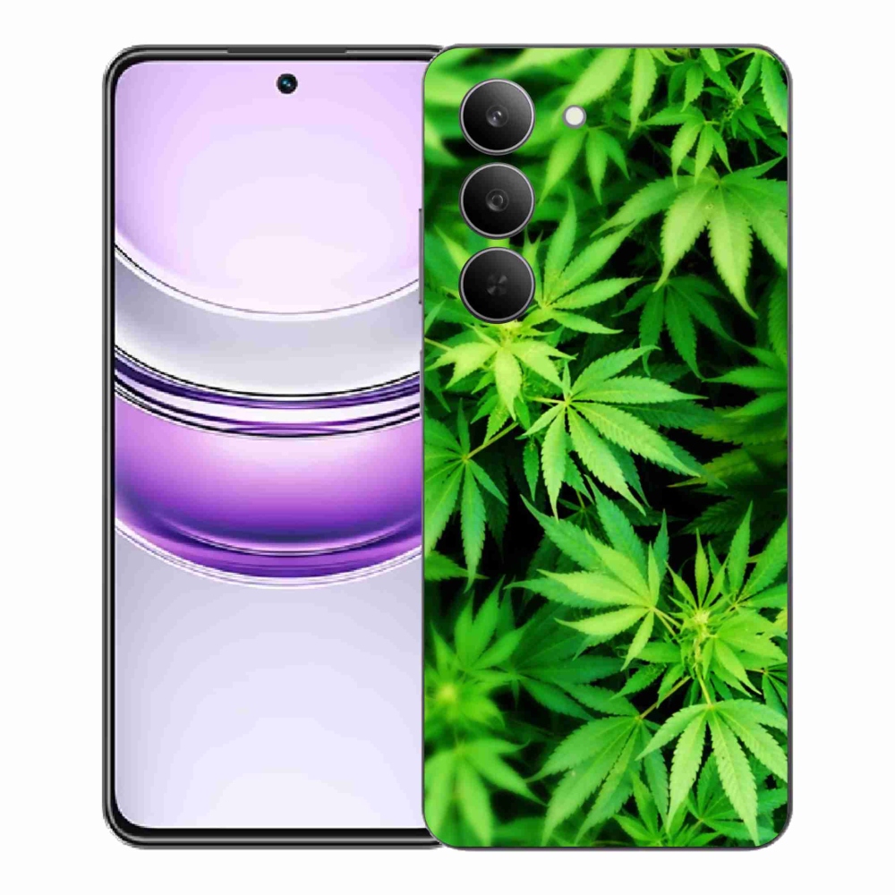 Gelový kryt mmCase na Realme 14x 5G - konopí 3