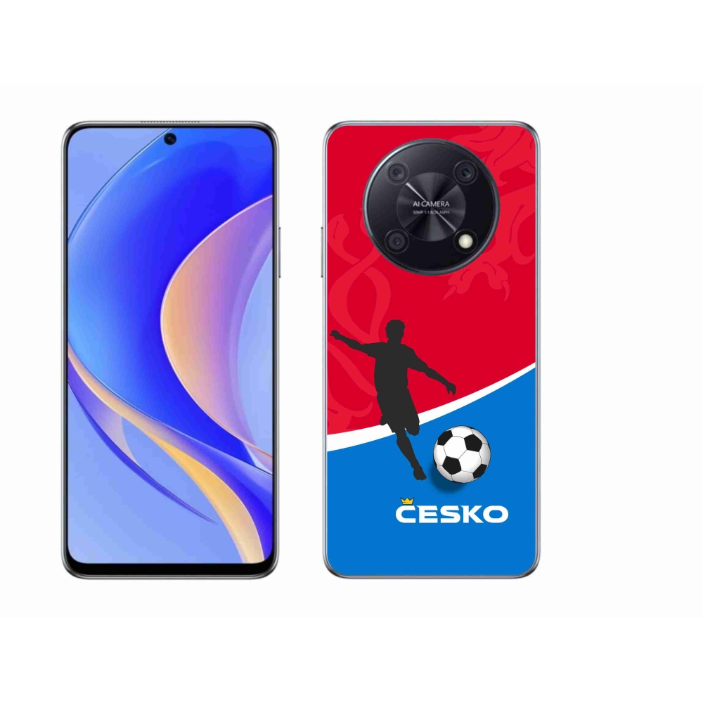 Gelový kryt mmCase na Huawei Nova Y90 - fotbal Česko