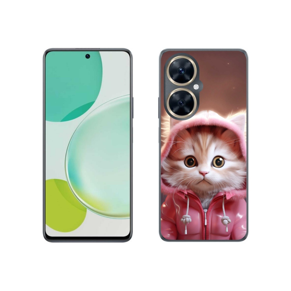 Gelový kryt mmCase na Huawei Nova 11i - roztomilé kotě 3