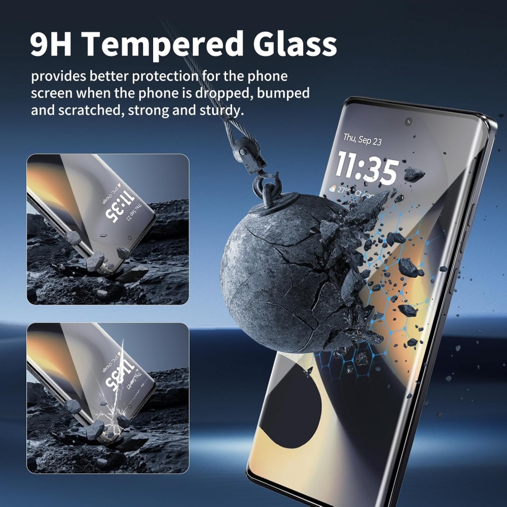 Silk celoplošné tvrzené sklo na mobil Motorola Edge 70 Pro 5G