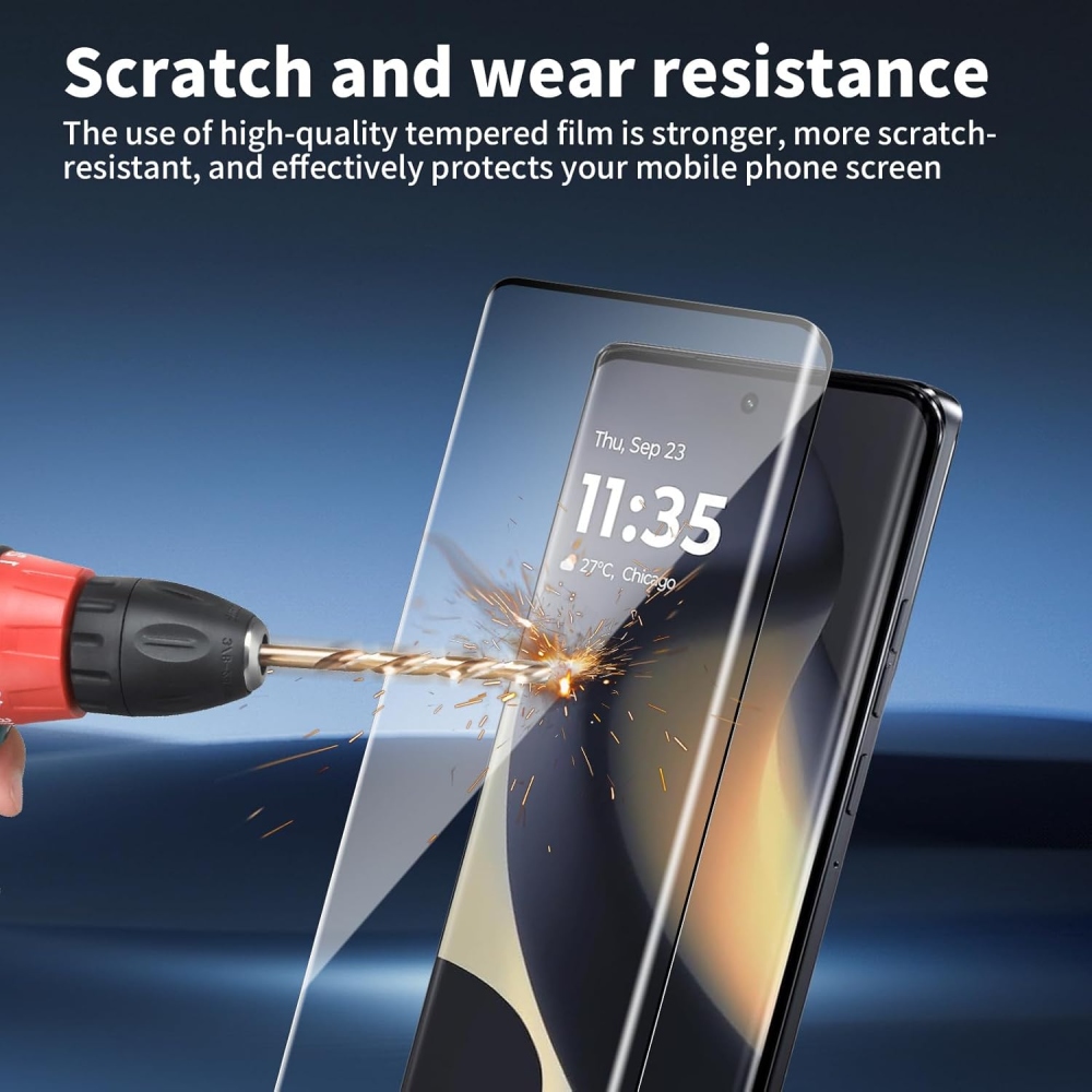 Silk celoplošné tvrzené sklo na mobil Motorola Edge 70 Pro 5G