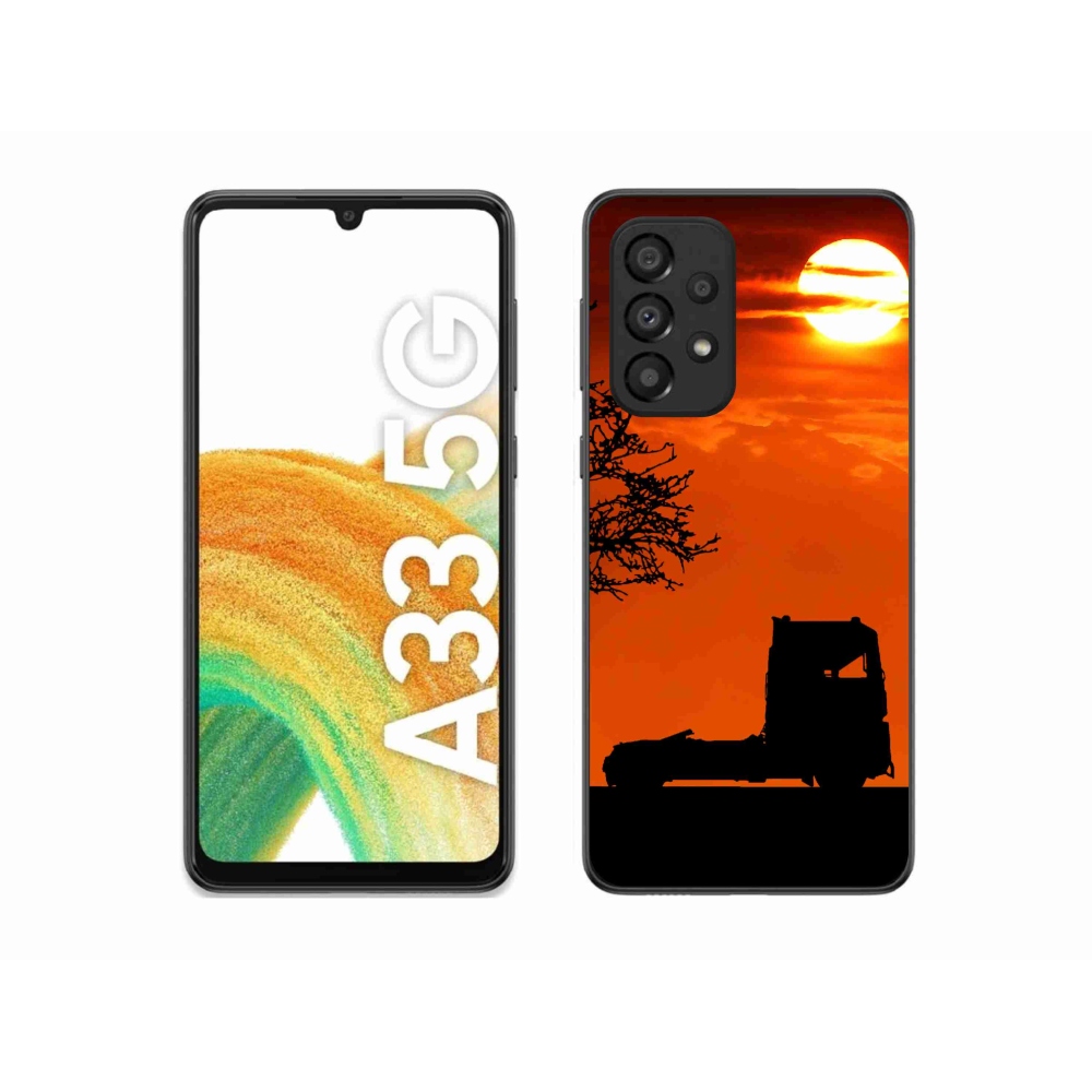 Gelový kryt mmCase na Samsung Galaxy A33 5G - kamion 3