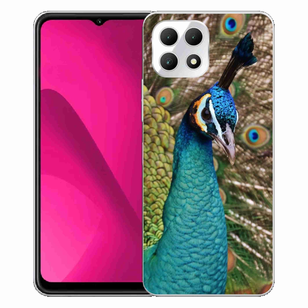 Gelový kryt mmCase na T-Mobile T Phone 2 - páv