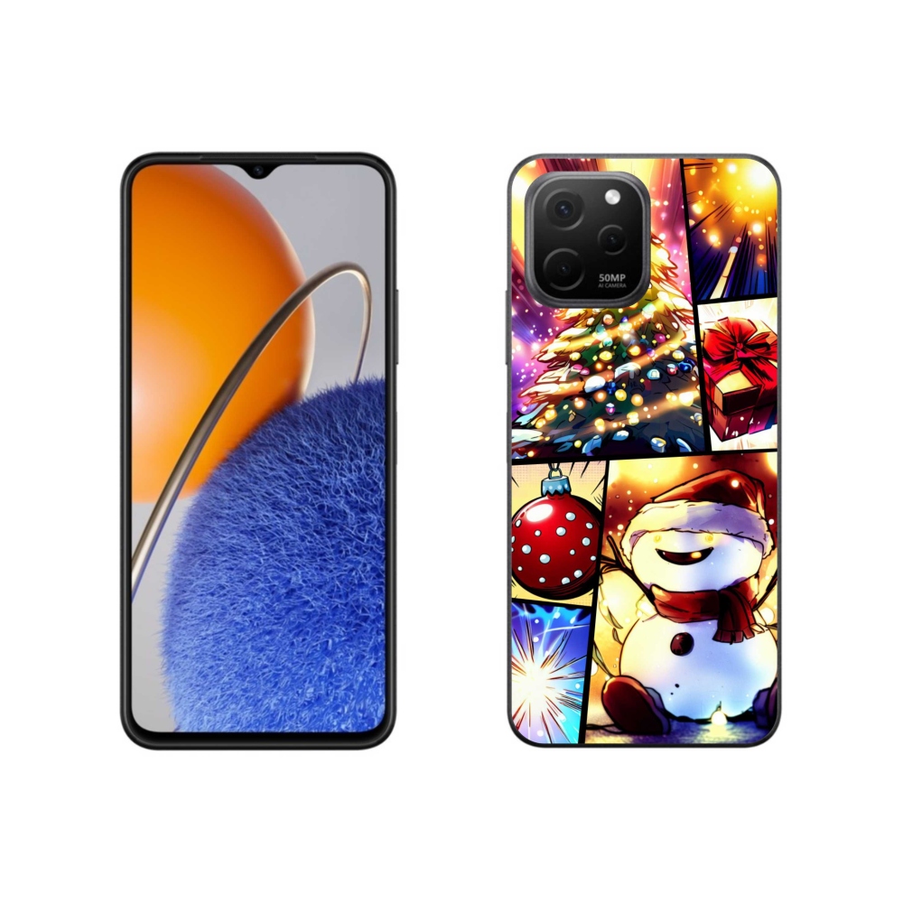 Gelový kryt mmCase na Huawei Nova Y61 - vánoční motivy 1