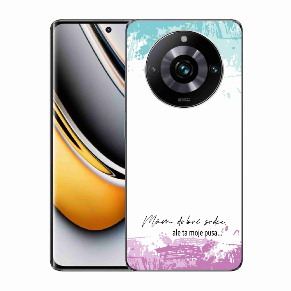 Gelový kryt mmCase na Realme 11 Pro/11 Pro+ - vtipný text 3 bílé pozadí
