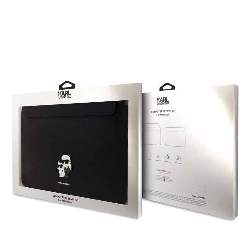 Karl Lagerfeld Saffiano Karl and Choupette Obal na Notebook 15/16