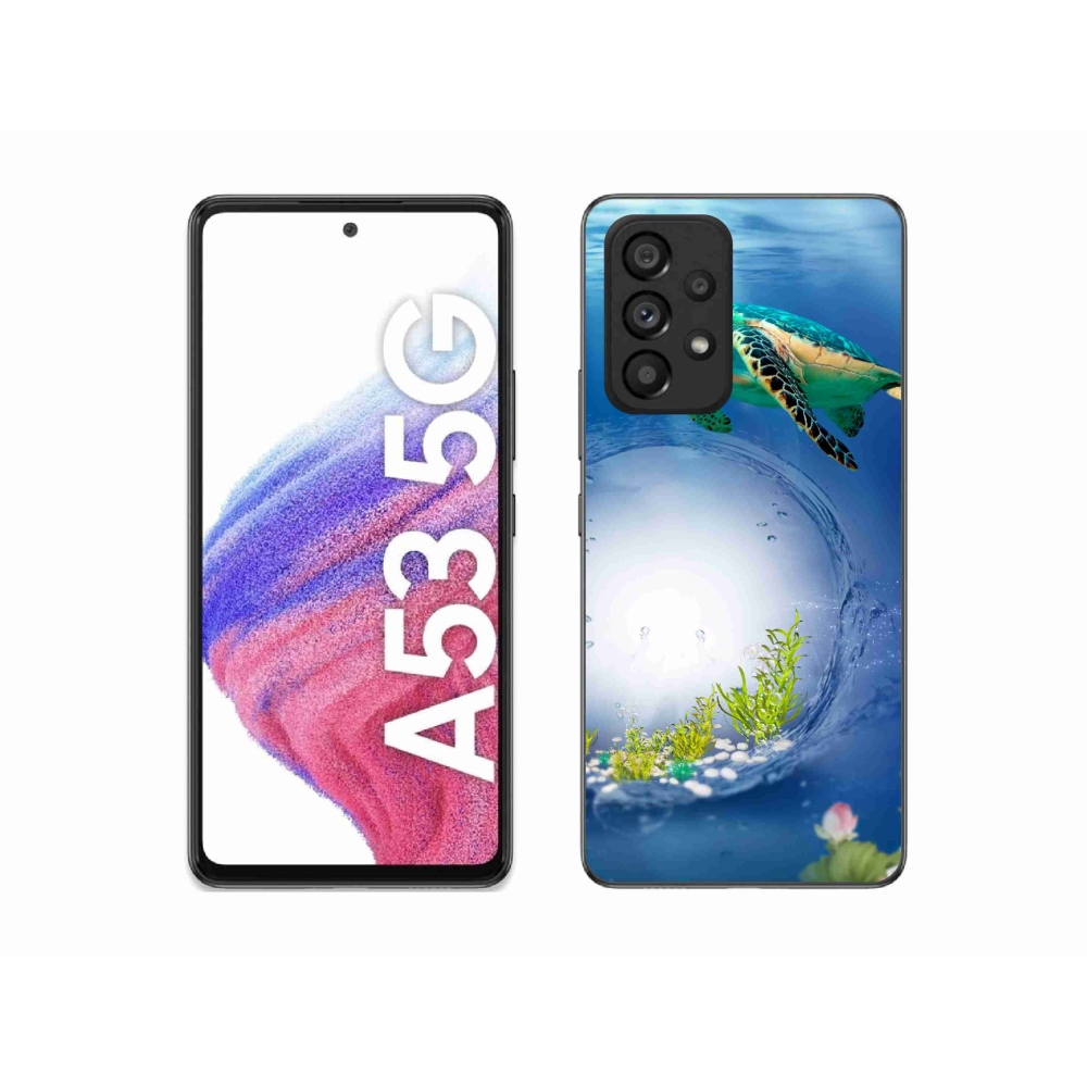 Gelový kryt mmCase na Samsung Galaxy A53 5G - želva 1