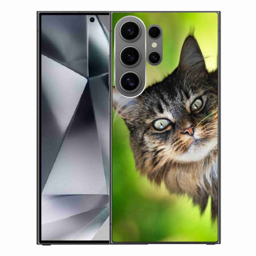 Gelový kryt mmCase na Samsung Galaxy S24 Ultra - kočka 3