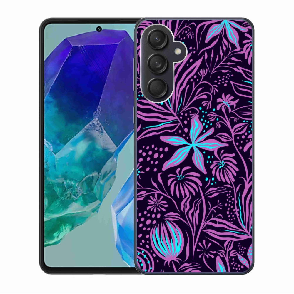 Gelový kryt mmCase na Samsung Galaxy M55 5G - květiny 2