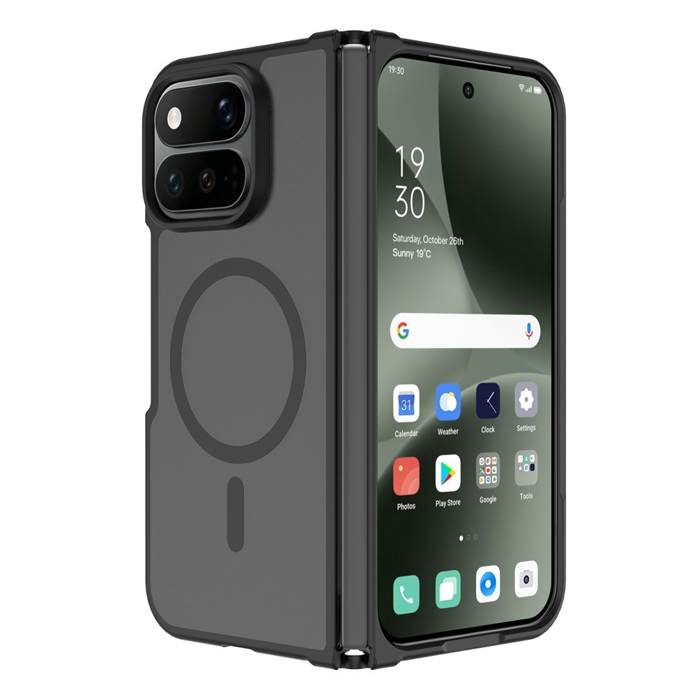 Skin gelový obal s pevnými zády a podporou MagSafe na Google Pixel 11 Pro Fold - černý