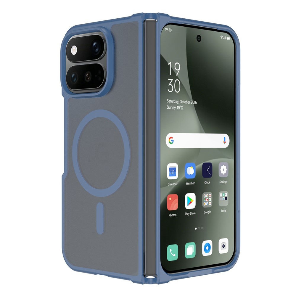 Skin gelový obal s pevnými zády a podporou MagSafe na Google Pixel 11 Pro Fold - modrý