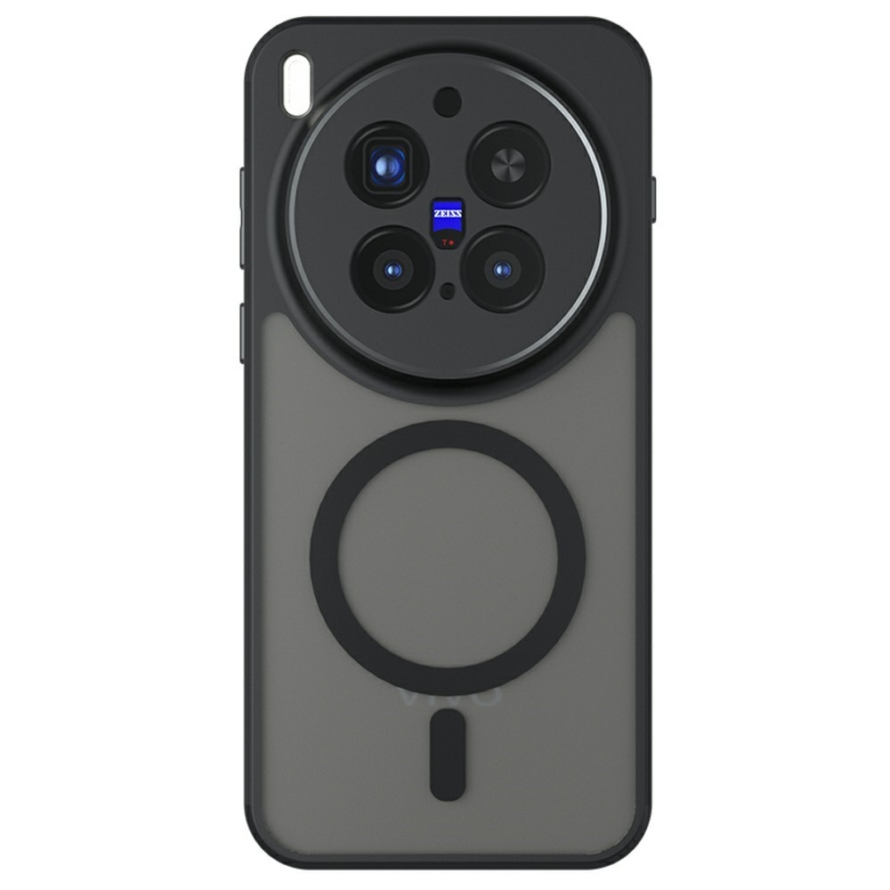 Skin gelový obal s pevnými zády a podporou MagSafe na Vivo X300 Pro 5G - černý