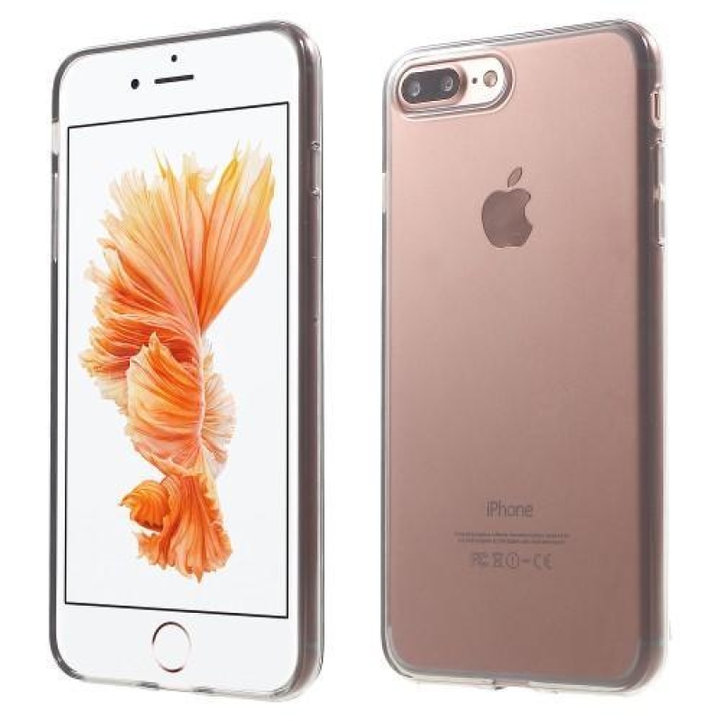 SkinCase gelový obal na iPhone 7 Plus a 8 Plus - šedý
