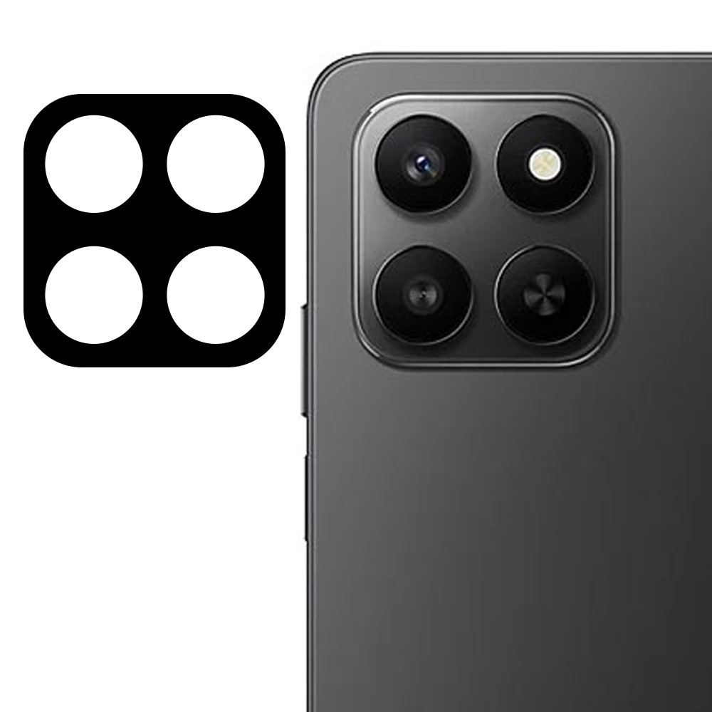 Sklo čočky fotoaparátu na Honor 400 Smart 5G/4G/Honor X7d - černé
