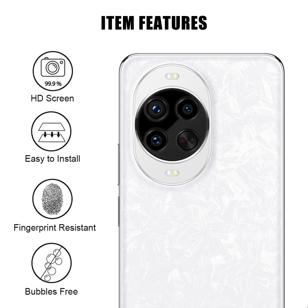 Sklo čočky fotoaparátu na mobil Huawei Nova 14 Pro 5G - černé