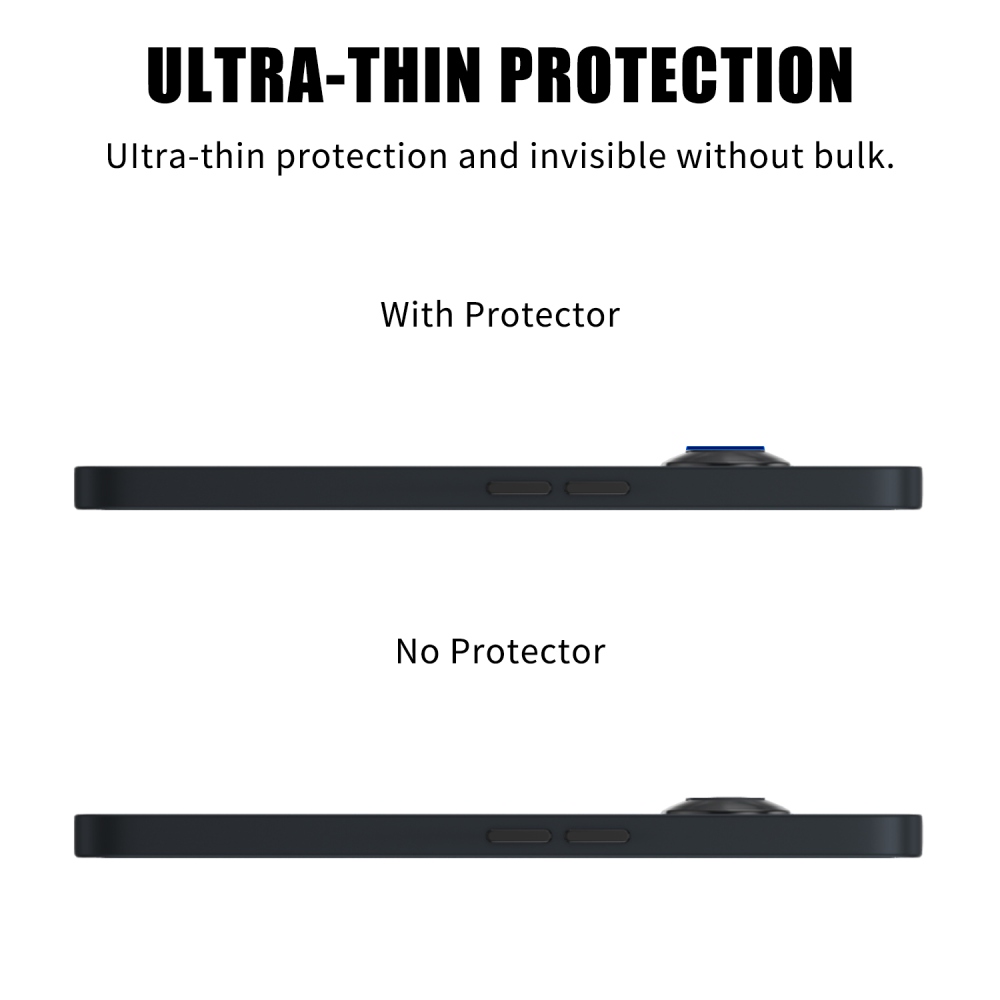 Sklo čočky fotoaparátu na mobil Nothing Phone (3a) - černé