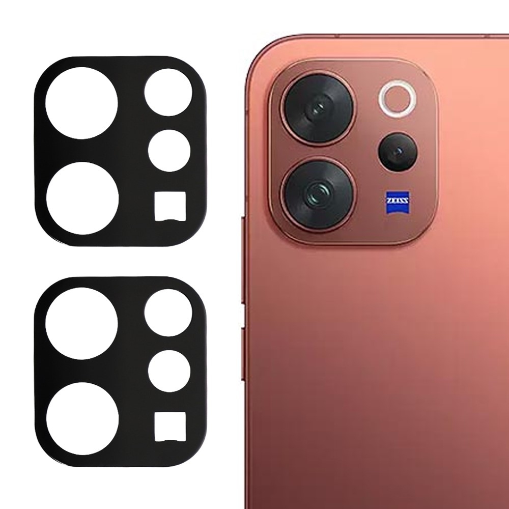 Sklo čočky fotoaparátu na mobil Vivo V70 5G - černé 2ks