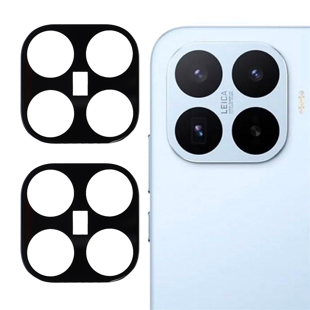 Sklo čočky fotoaparátu na mobil Xiaomi 17T - černé 2ks
