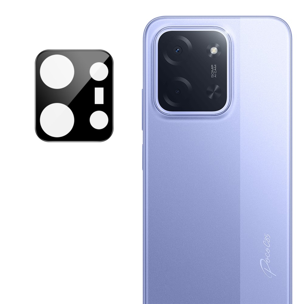 Sklo čočky fotoaparátu na Xiaomi Poco C85 (171mm) - černé