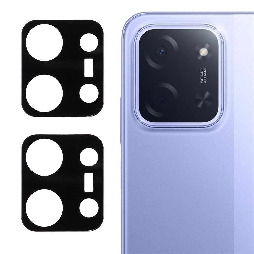 Sklo čočky fotoaparátu na Xiaomi Poco C85 4G (171mm) 2ks - černé