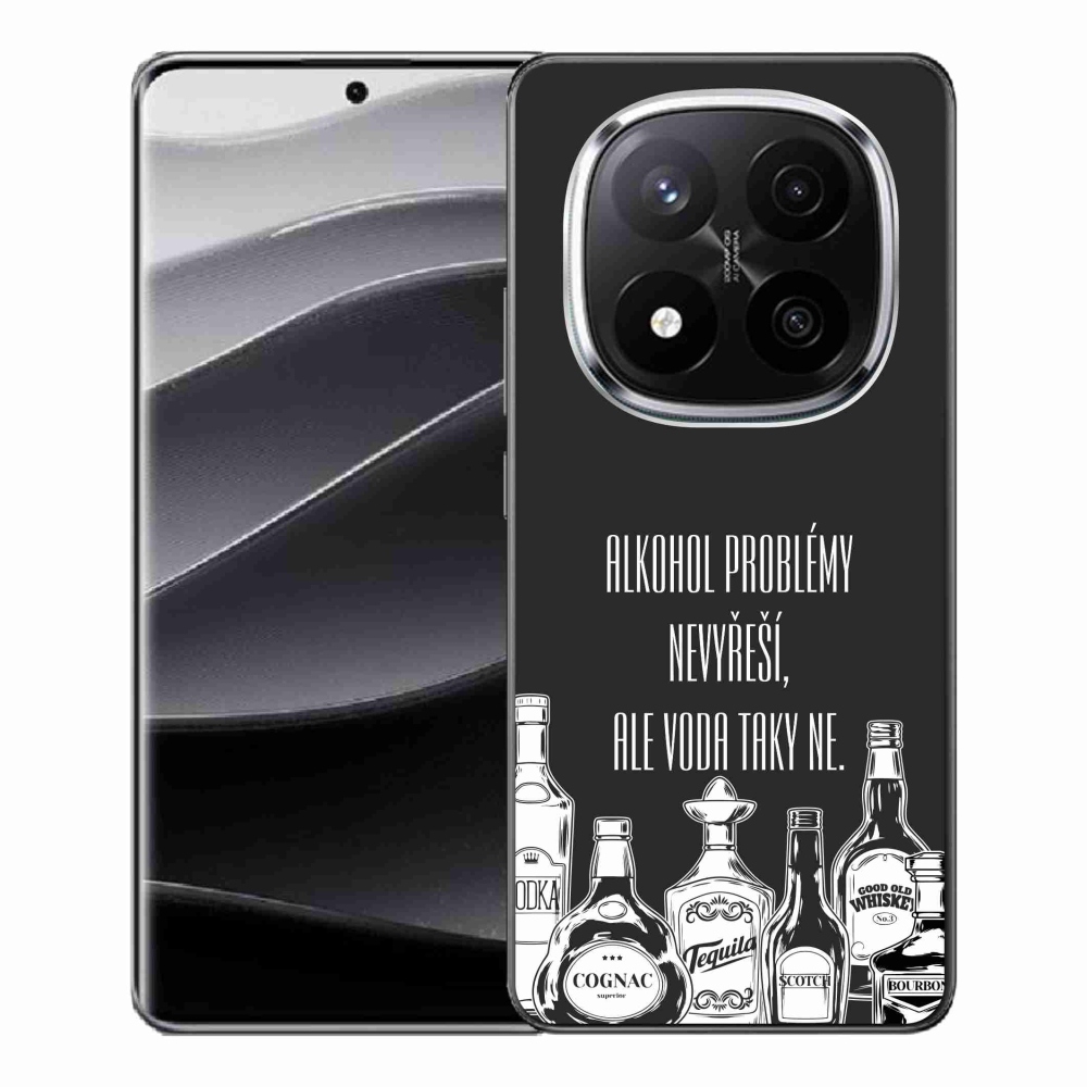 Gelový kryt mmCase na Xiaomi Redmi Note 14 Pro+ 5G - vtipný text černé pozadí