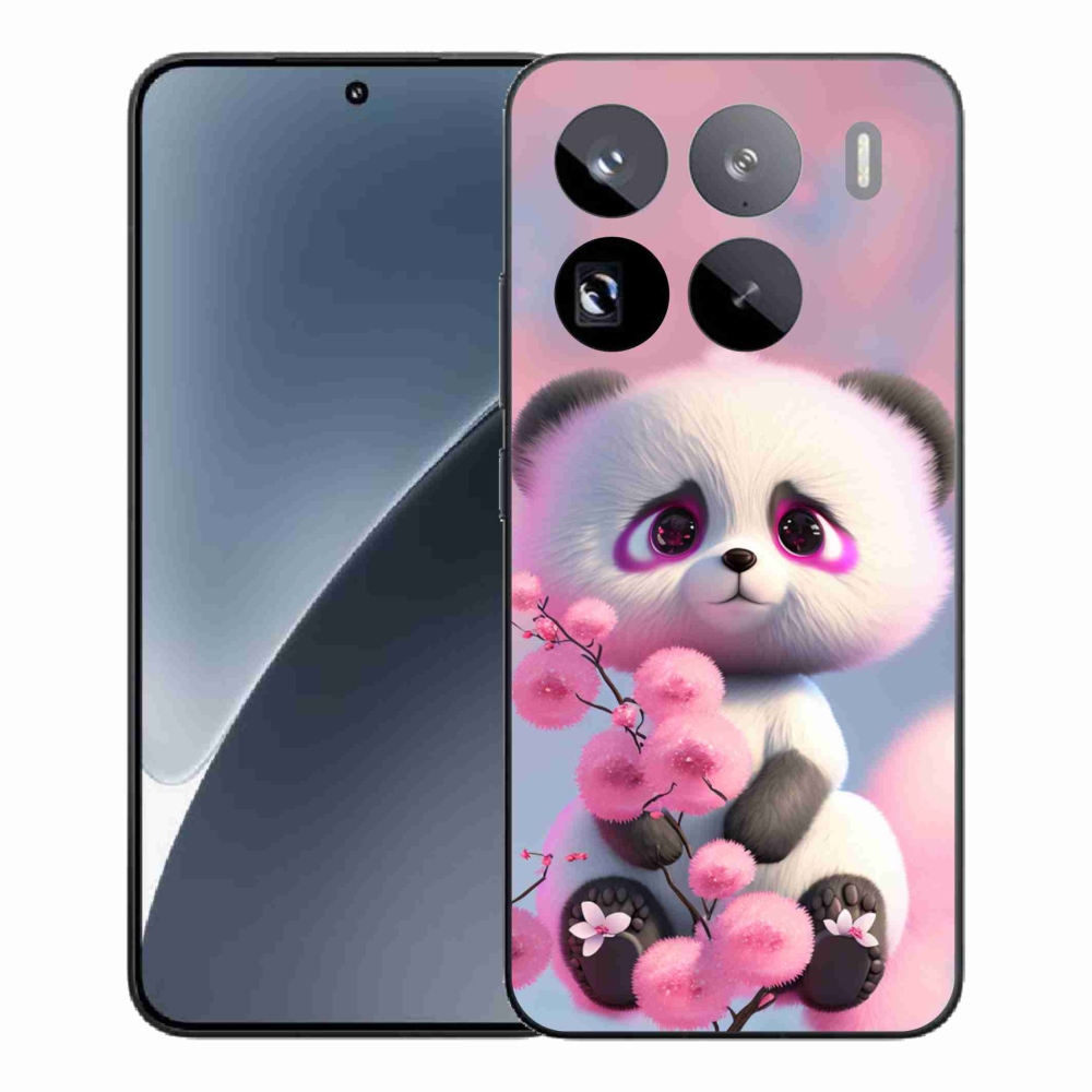 Gelový kryt mmCase na Xiaomi 15 Pro - roztomilá panda 1
