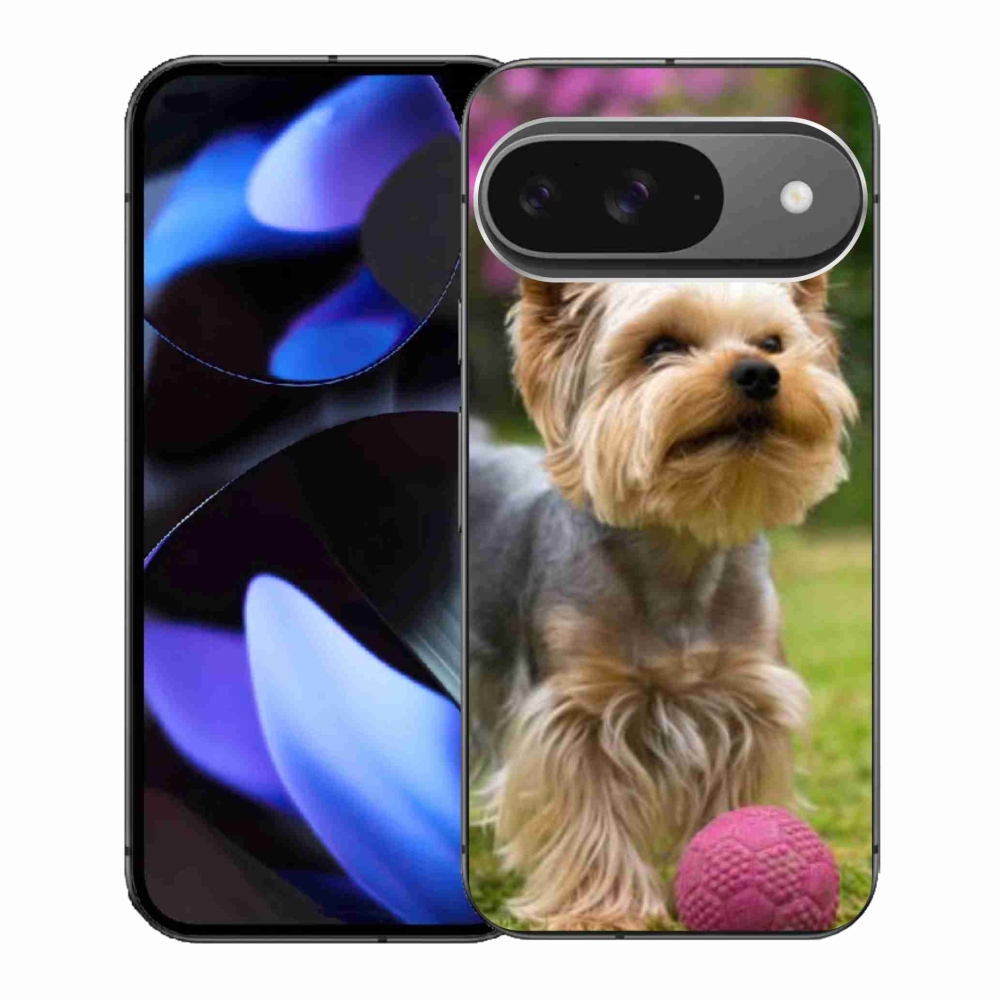 Gelový obal mmCase na Google Pixel 9/9 Pro - jorkšír 4