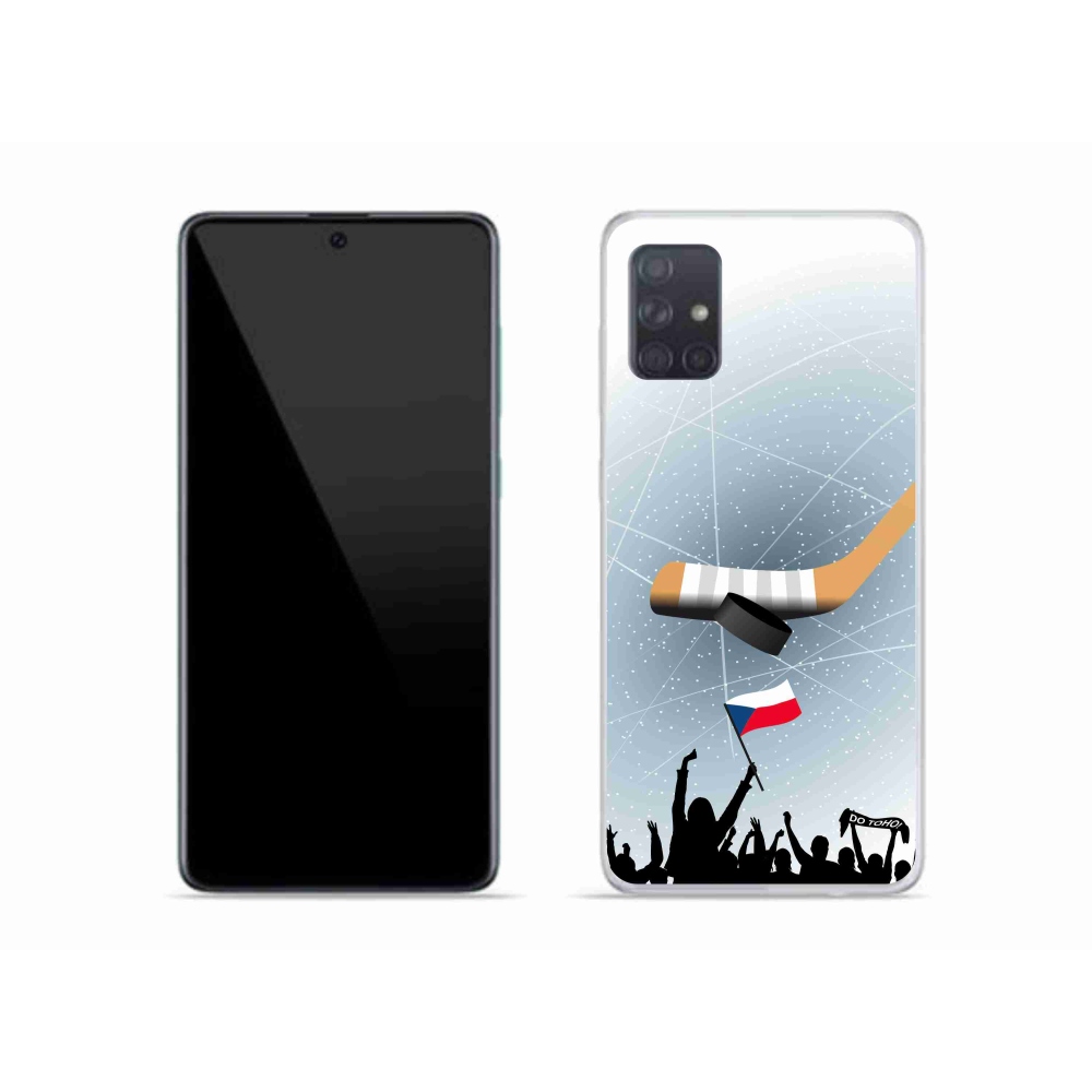 Gelový kryt mmCase na Samsung Galaxy A51 - fanoušci hokeje