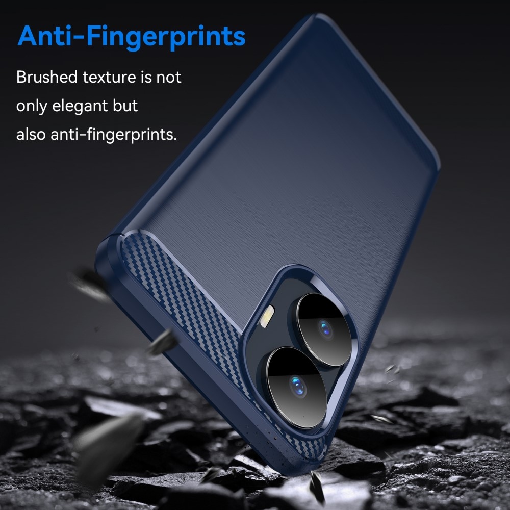 Carbon odolný gelový obal na Realme C55 - modrý