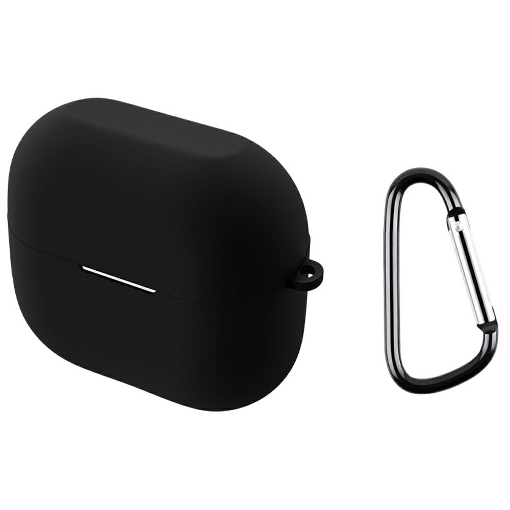 Sleeve silikonový obal s karabinou na Samsung Galaxy Buds3 FE - černý