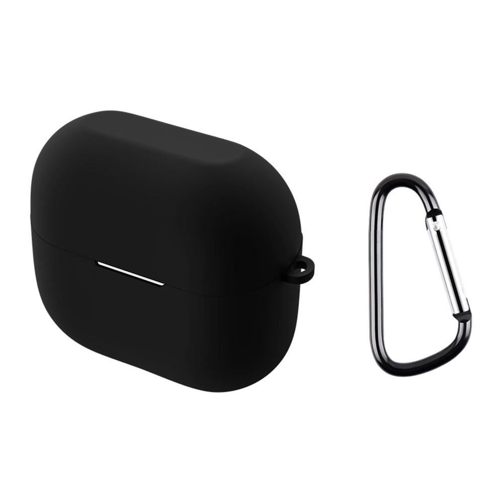 Sleeve silikonový obal s karabinou na Samsung Galaxy Buds3 Pro/Buds3 - černý