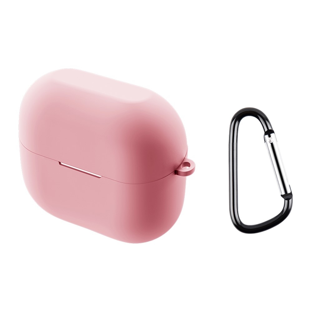 Sleeve silikonový obal s karabinou na Samsung Galaxy Buds3 Pro/Buds3 - růžový