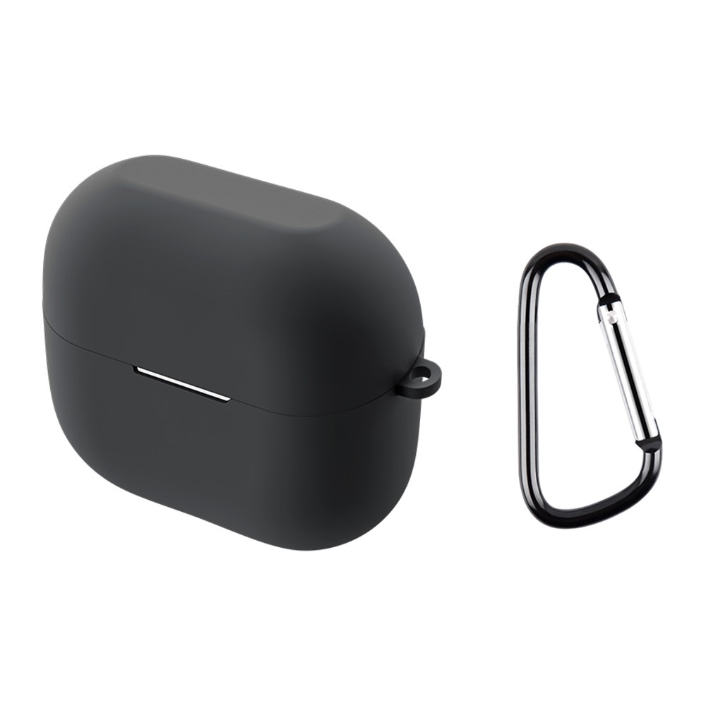 Sleeve silikonový obal s karabinou na Samsung Galaxy Buds3 Pro/Buds3 - šedý