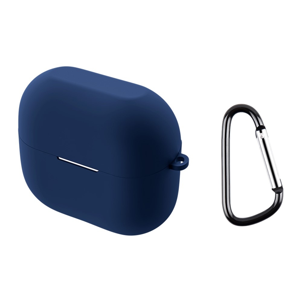 Sleeve silikonový obal s karabinou na Samsung Galaxy Buds3 Pro/Buds3 - tmavěmodrý